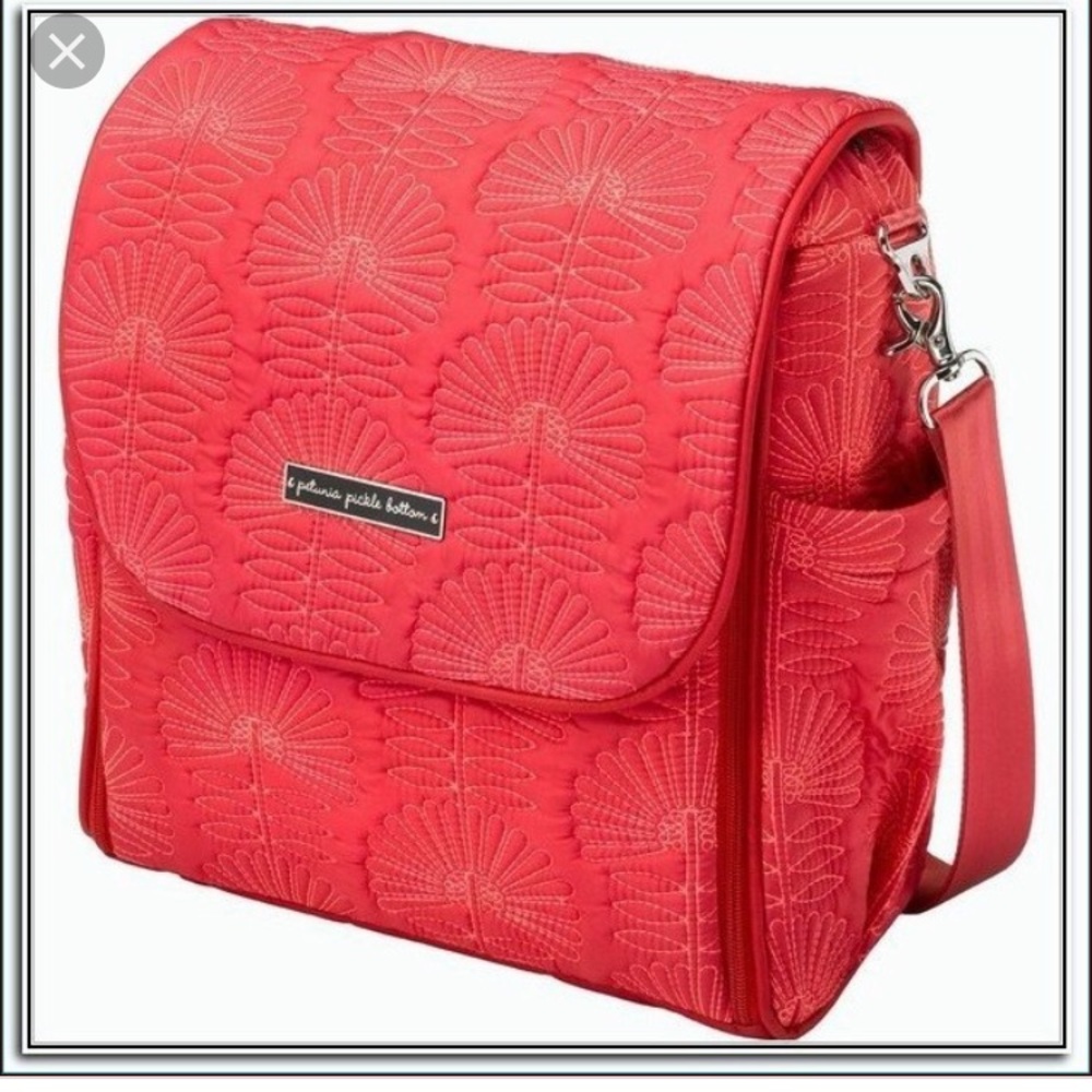 Bright pink Petunia Picklebottom boxy backpack